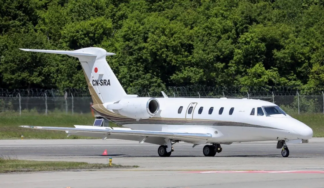Cessna Citation VII CN-SRA operated by Sarah Airways, exterior
