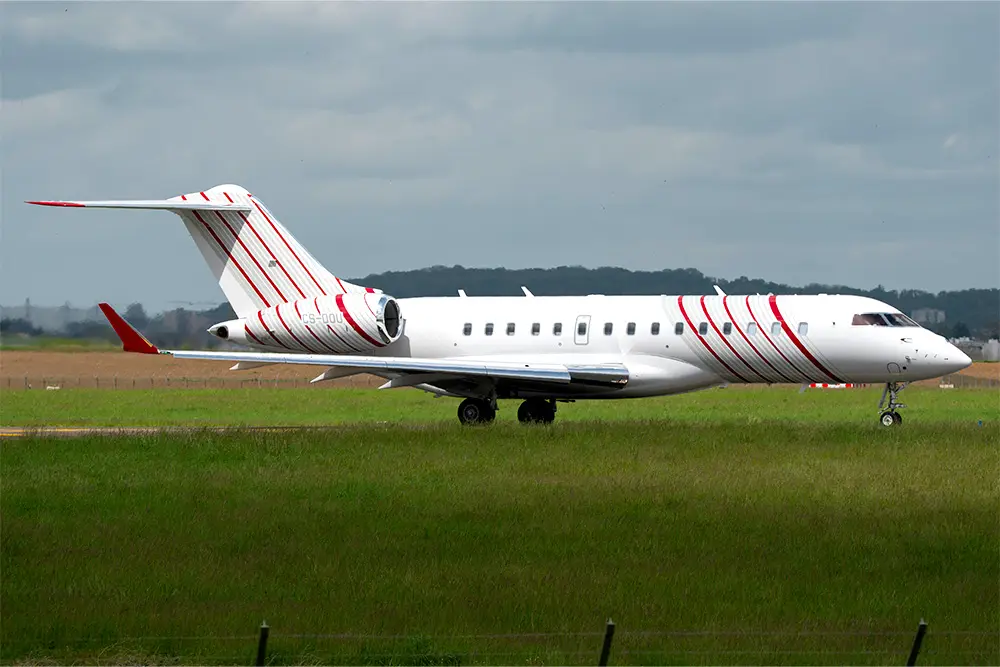 Bombardier Global 6500 CS-DOU operated by Luxaviation Group Europe, exterior