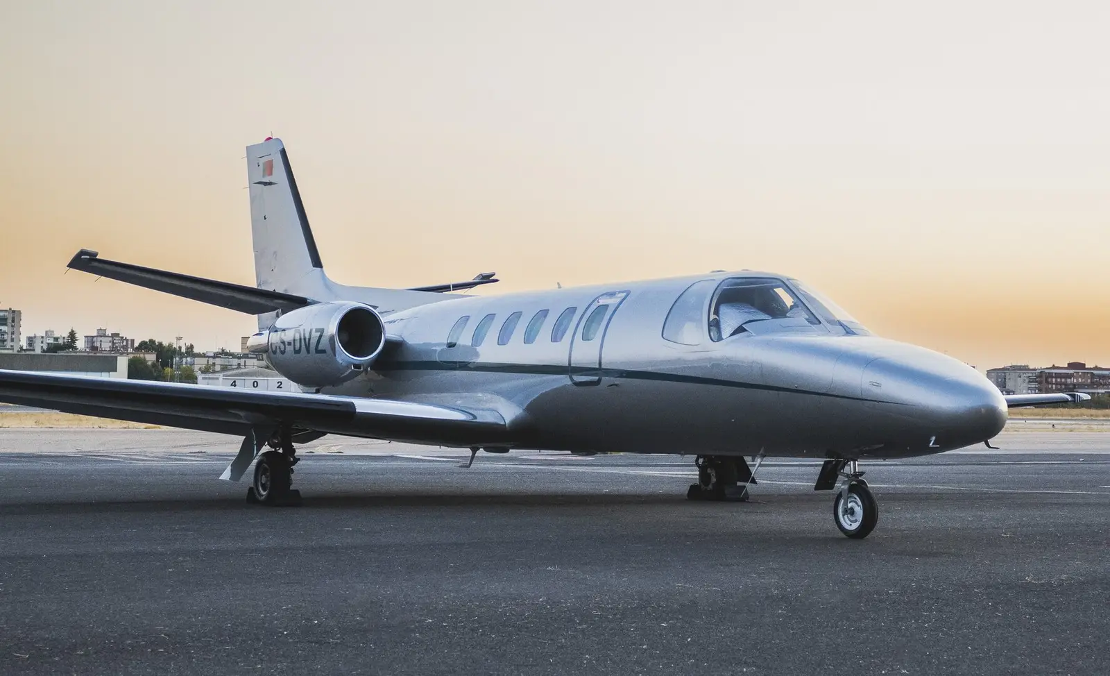 Cessna Citation II CS-DVZ operated by OrionJet (TAEspejo), exterior