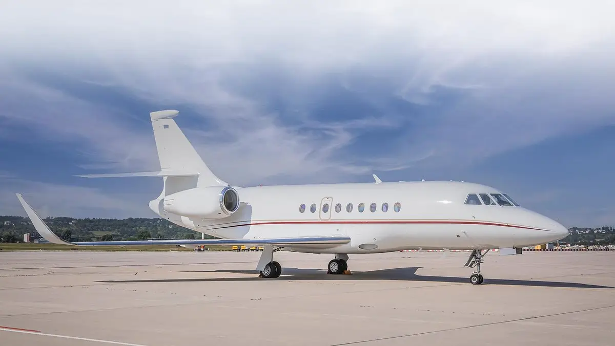 Dassault Falcon 2000LXS D-BDCA operated by DC Aviation Group, exterior