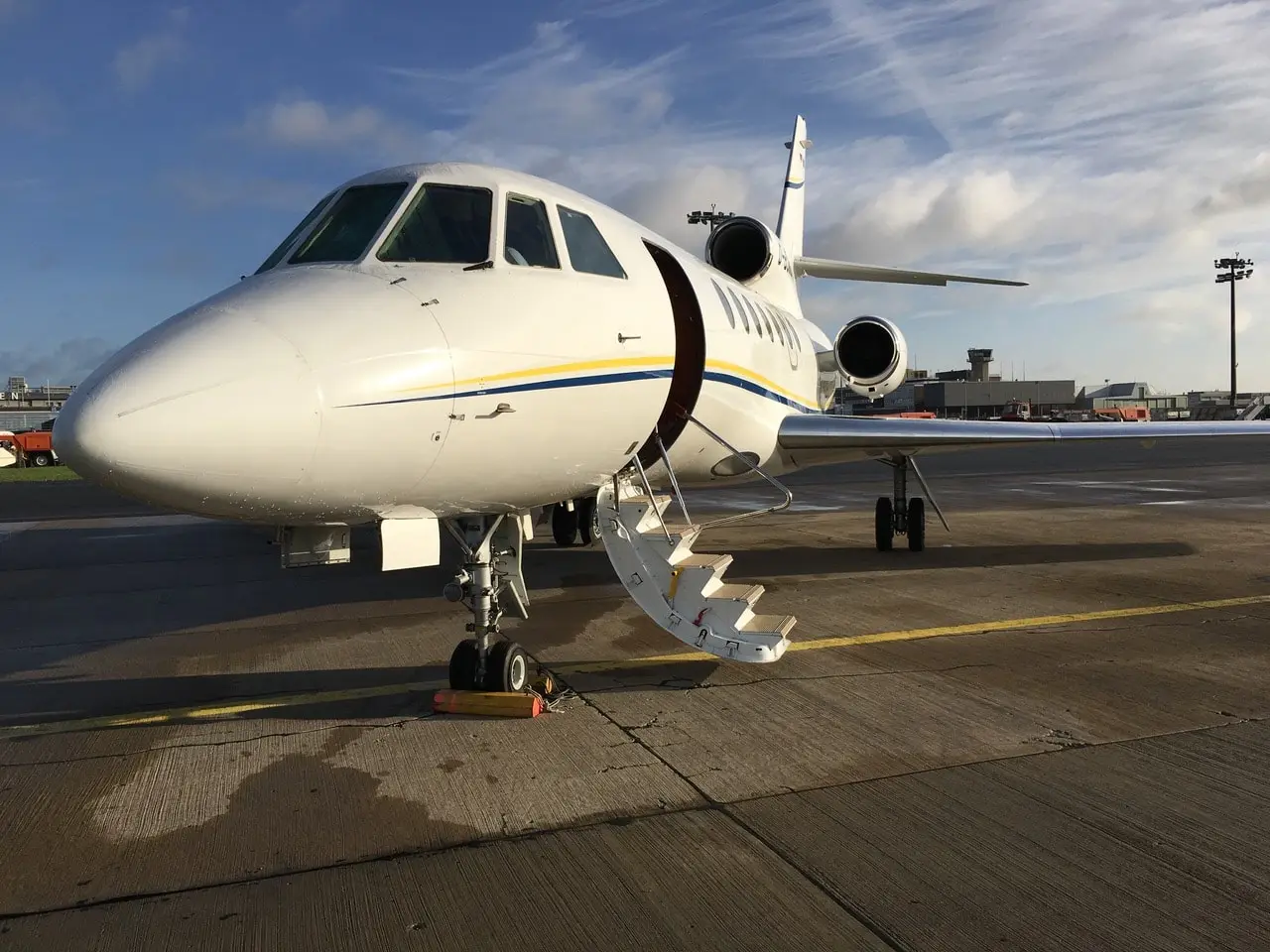Dassault Falcon 50EX D-BJMS operated by 25nly Aviation Gmbh, exterior