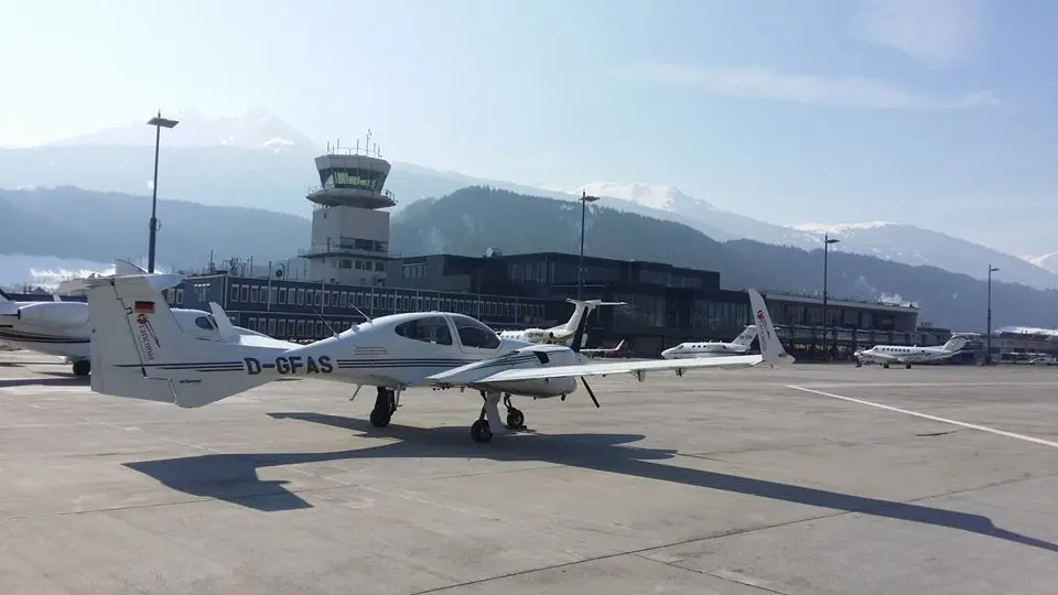 Diamond DA42 Twin Star D-GFAS operated by Franconia Air Service GmbH, exterior