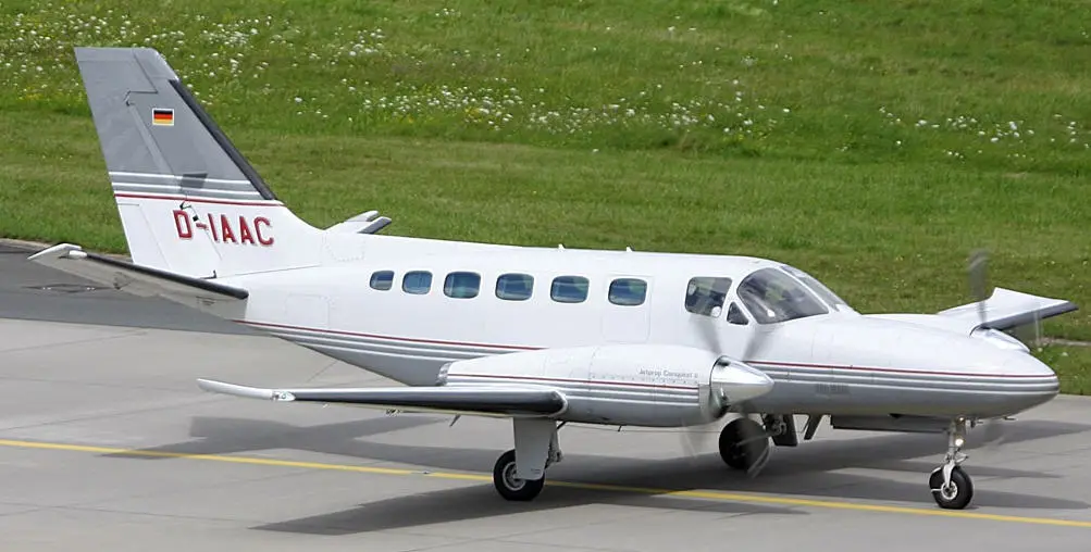 Cessna 441 D-IAAC operated by CCF Manager Airline, exterior