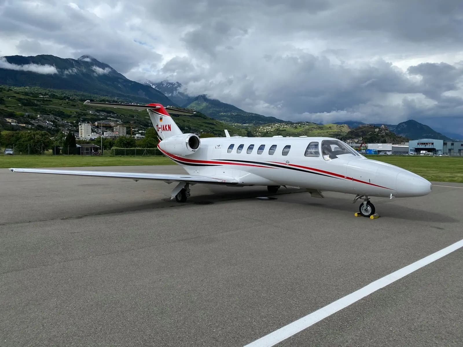 Cessna Citation CJ2+ D-IAKN operated by Starwings GmbH, exterior
