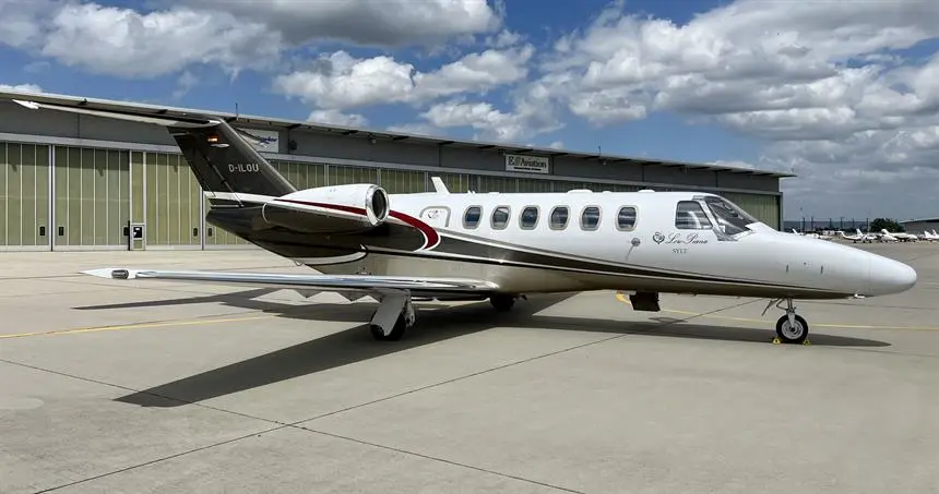 Cessna Citation CJ2+ D-ILOU operated by DigaJet GmbH, exterior