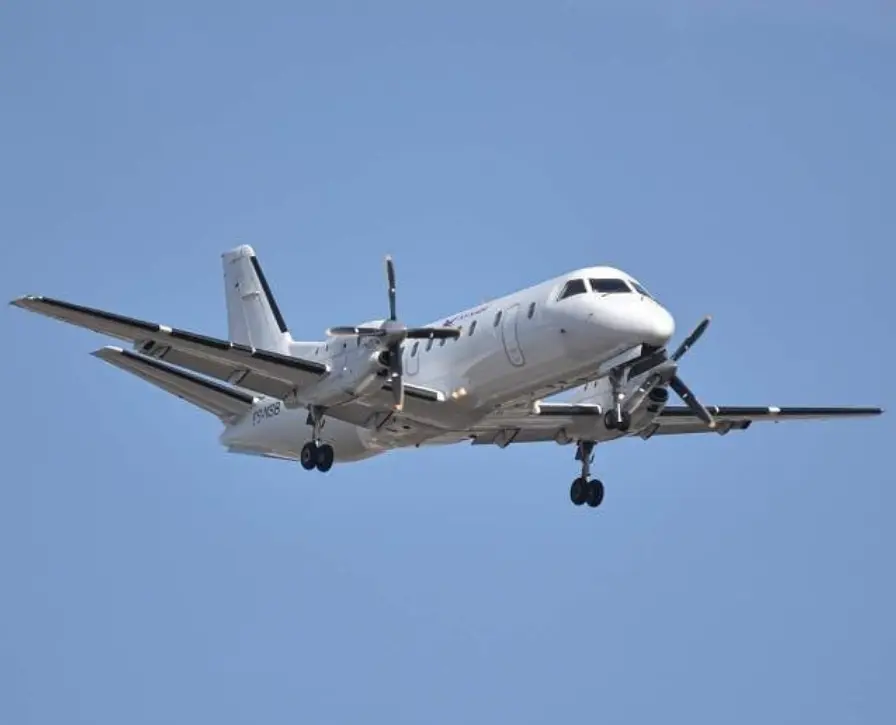 Saab 340A ES-NSB operated by NyxAir, exterior
