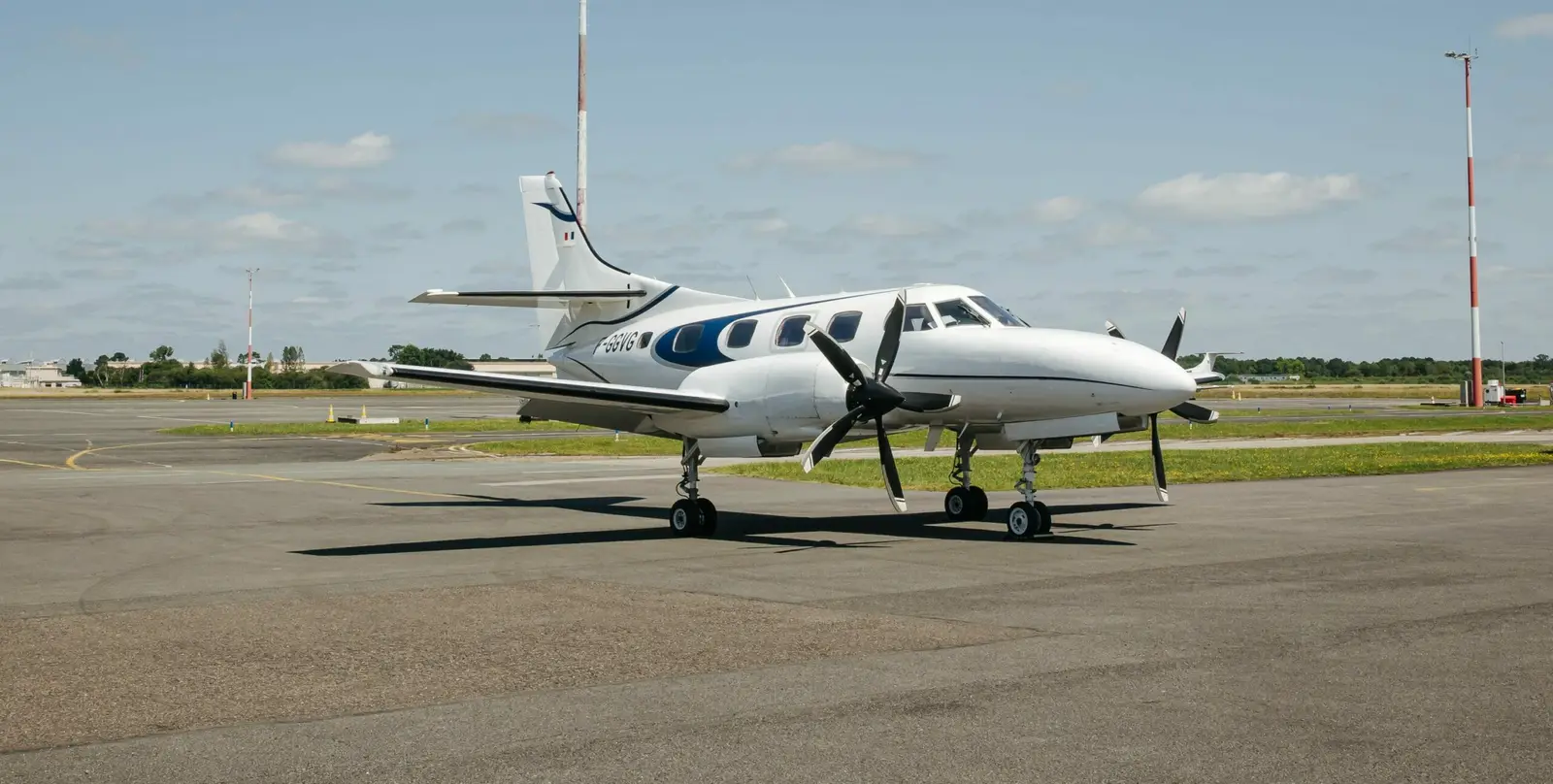 Fairchild Merlin III F-GGVG operated by Airlec Air Espace, exterior