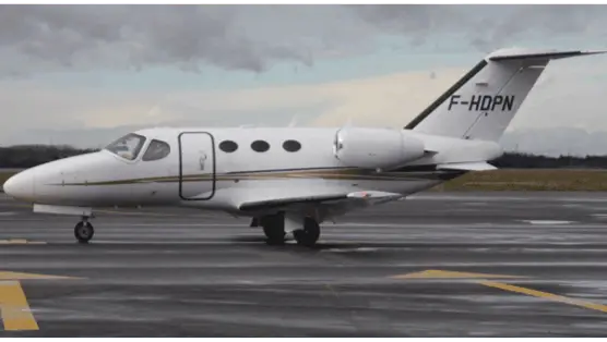 Cessna Citation Mustang F-HDPN operated by Oyonnair, exterior
