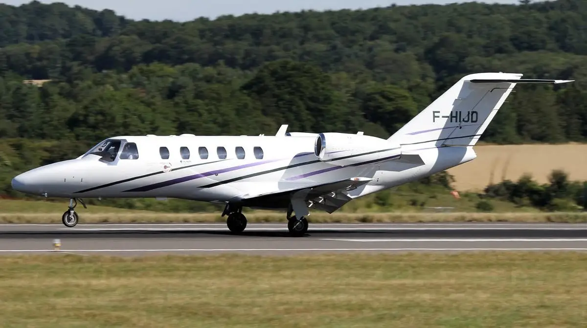 Cessna Citation CJ2+ F-HIJD operated by Barnes Ixair, exterior