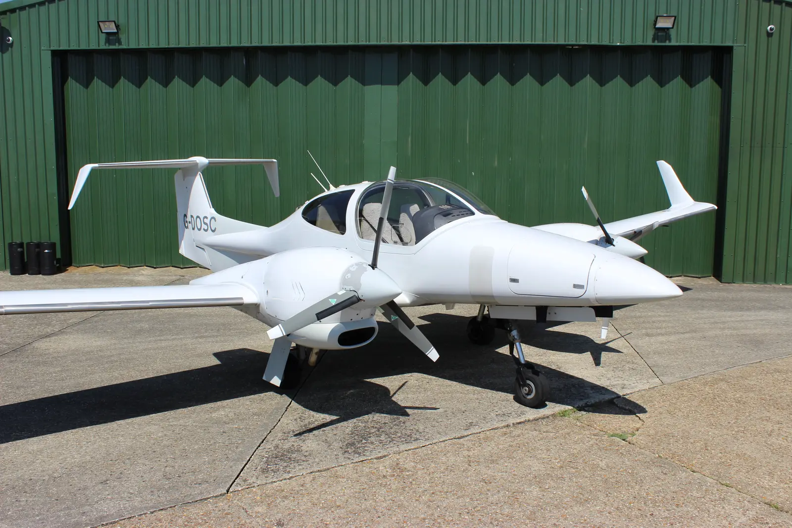 Diamond DA42 Twin Star G-DOSC operated by Alto Aerospace Ltd, exterior