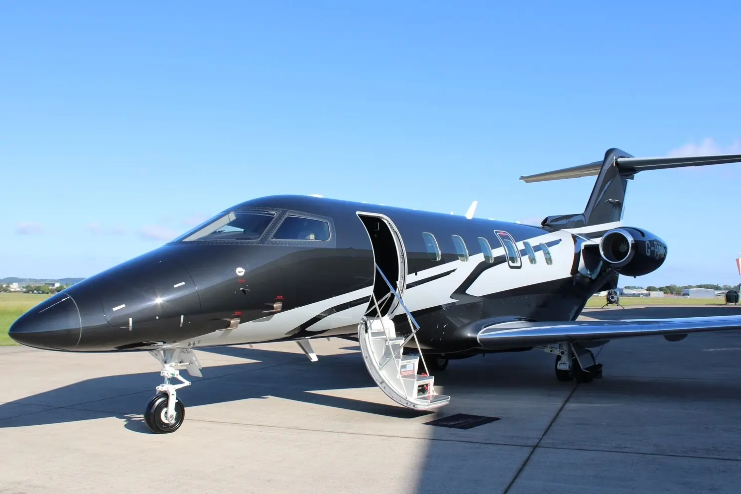 Pilatus PC-24 G-PAMH operated by The Little Jet Company Ltd, exterior