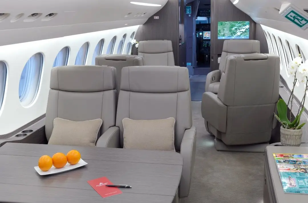 Dassault Falcon 8X HB-JWX operated by Albinati Aeronautics, exterior