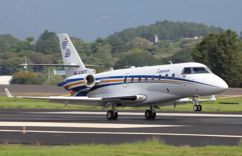 Gulfstream G200 HK-4907 operated by Searca Vuelos Charter, exterior