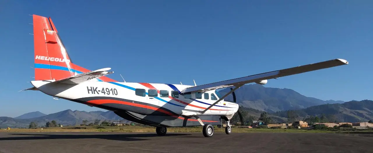 Cessna 208B Grand Caravan HK-4910 operated by Heligolfo Colombia, exterior