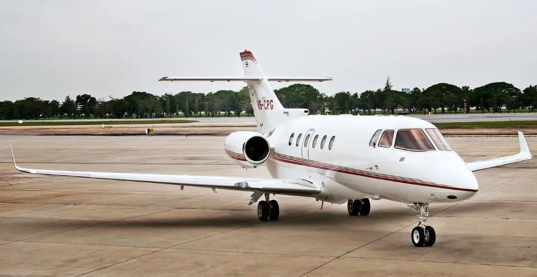 Beechcraft Hawker 850XP HS-CPG operated by Siam Land Flying CO., Ltd (Medical Wings), exterior