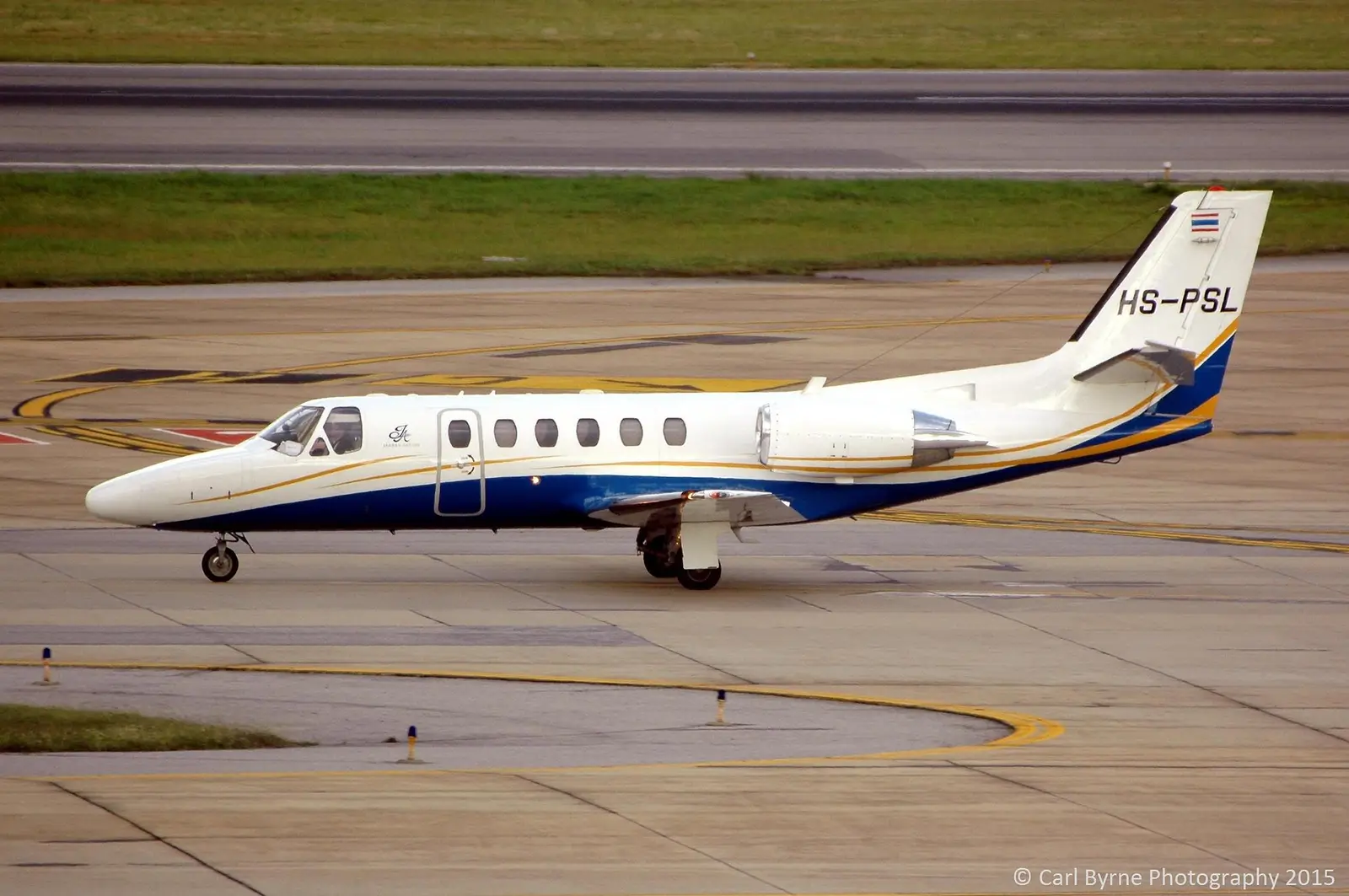 Cessna Citation Bravo HS-PSL operated by Thai Flying Service Company, exterior