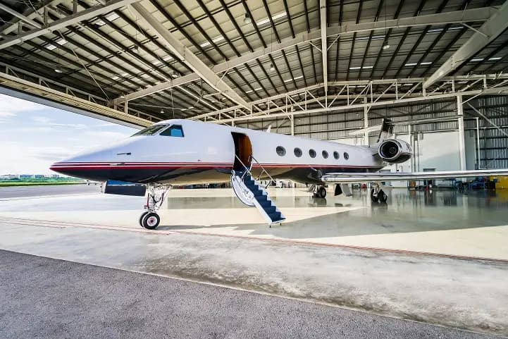 Gulfstream V HS-WEH operated by MJets Thailand, exterior
