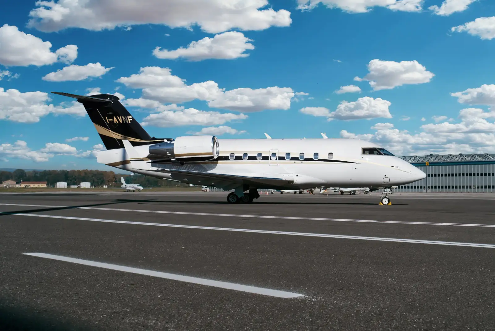 Bombardier Challenger 604 I-AVNF operated by Avionord Srl, exterior