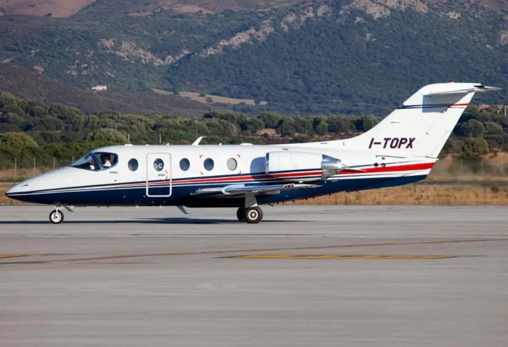 Beechcraft Hawker 400XP I-TOPX operated by Aliserio Srl, exterior