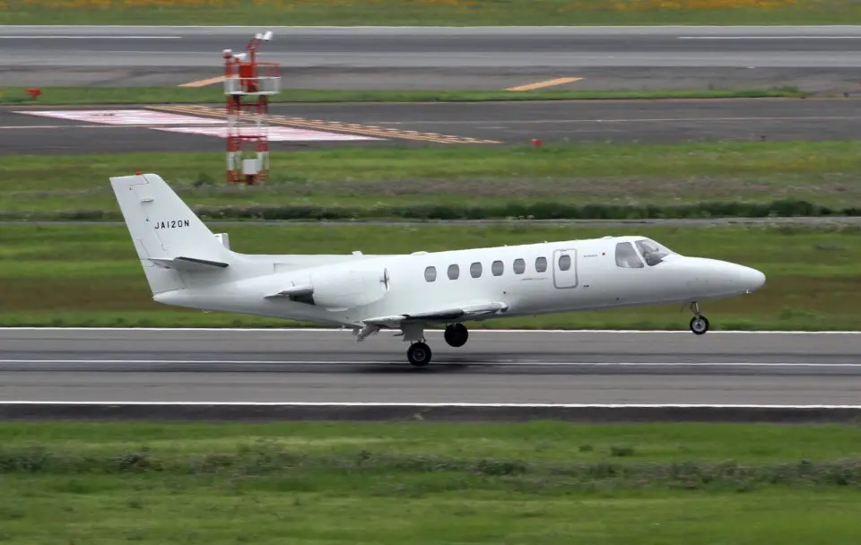 Cessna Citation V JA120N operated by Nakanihon Air Service, exterior