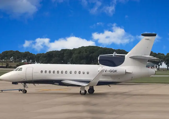 Dassault Falcon 900EX LV-GQK operated by Royal Class Private Flights, exterior