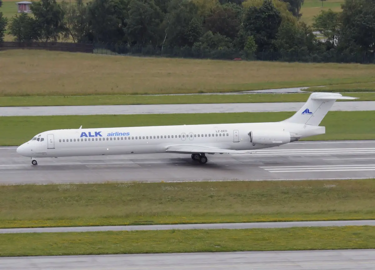 McDonnell Douglas MD-82 LZ-DEO operated by ALK Airlines, exterior