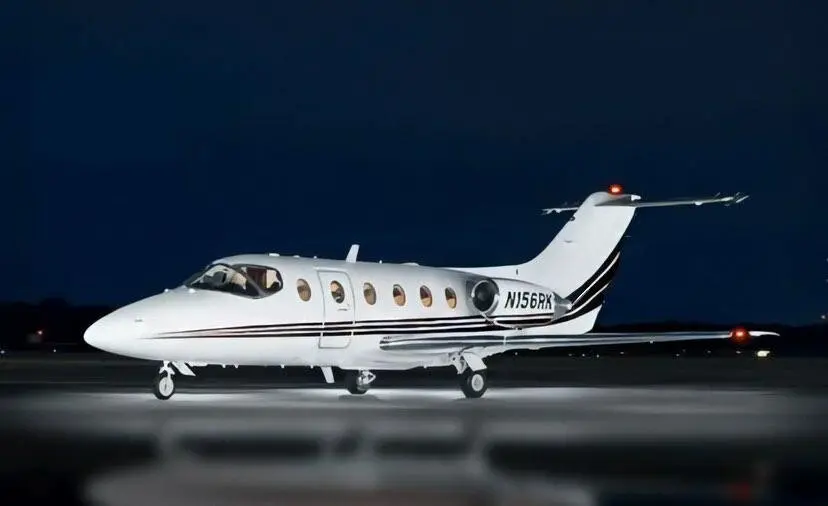 Beechcraft Beechjet 400A N156RK operated by Atlantic Air Charter, exterior