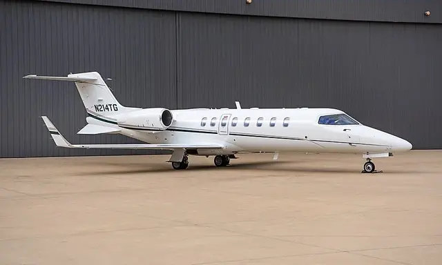 Bombardier Learjet 45 N214TG operated by North Dallas Aviation, exterior