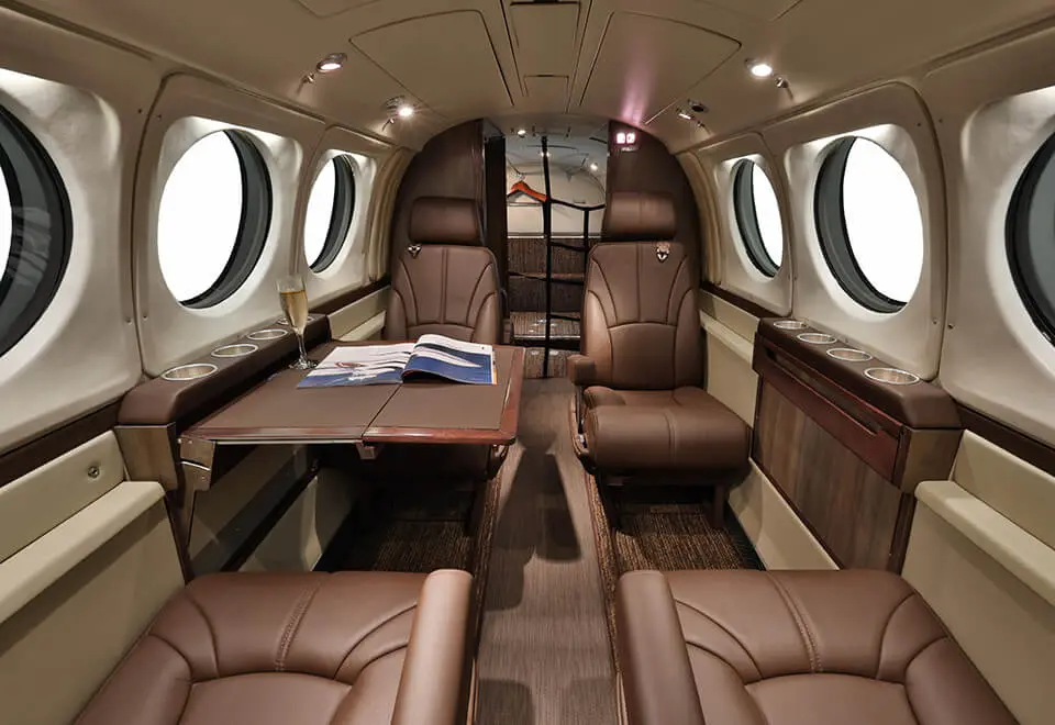 Beechcraft King Air 200 N220TT operated by American Air Charter Inc., exterior