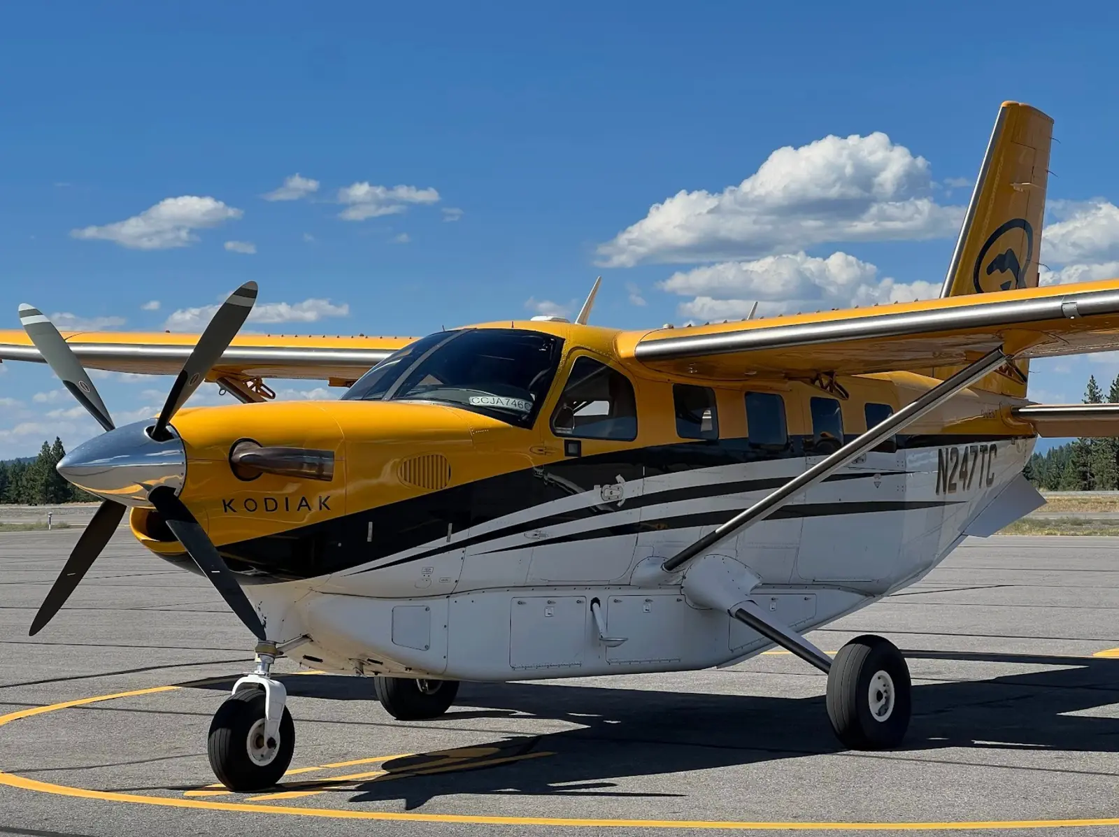 Quest Kodiak 100 N247TC operated by Centurion Flight Services, Inc, exterior