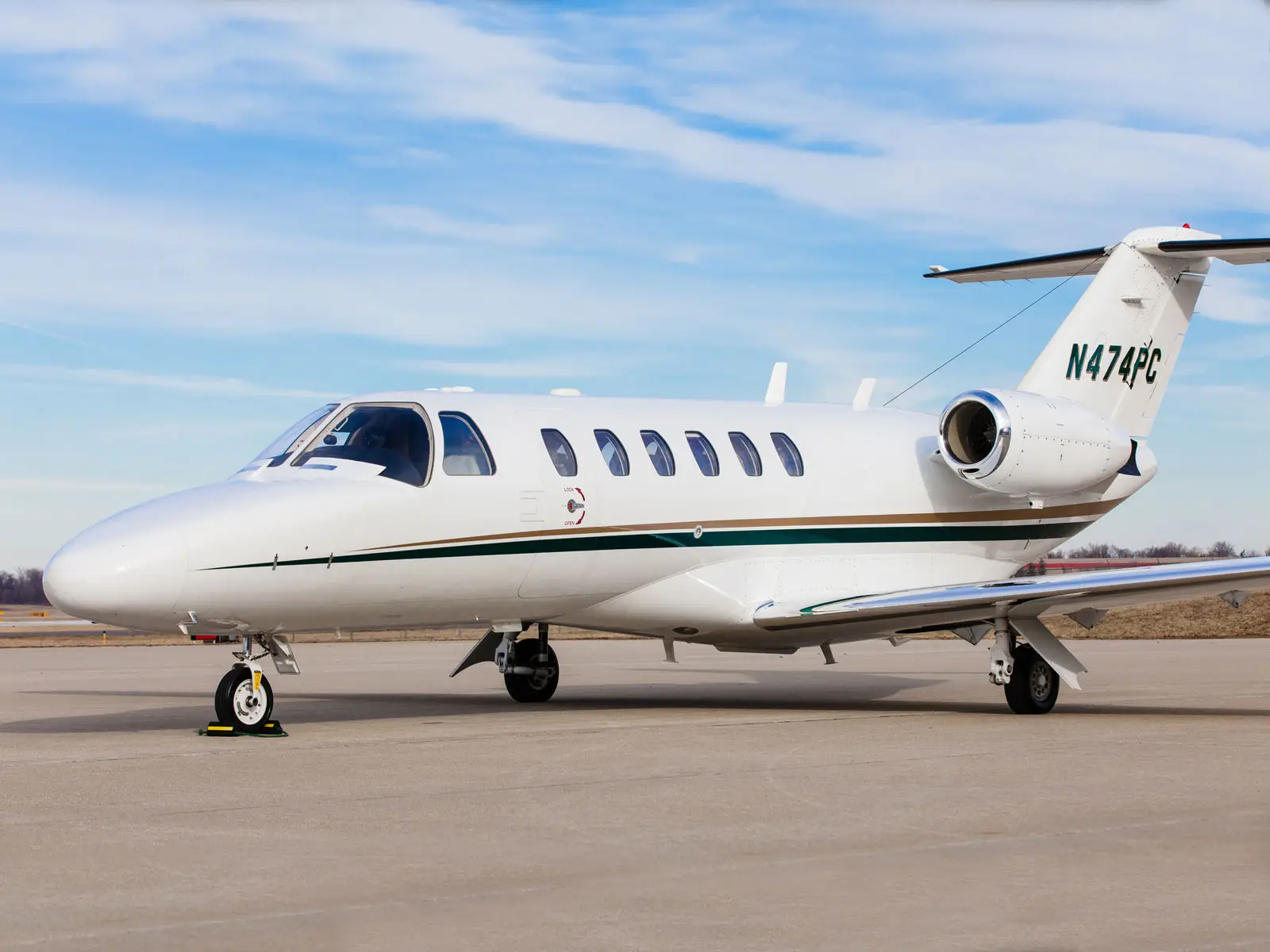 Cessna Citation CJ2 N325GH operated by BTR Air Charter, exterior