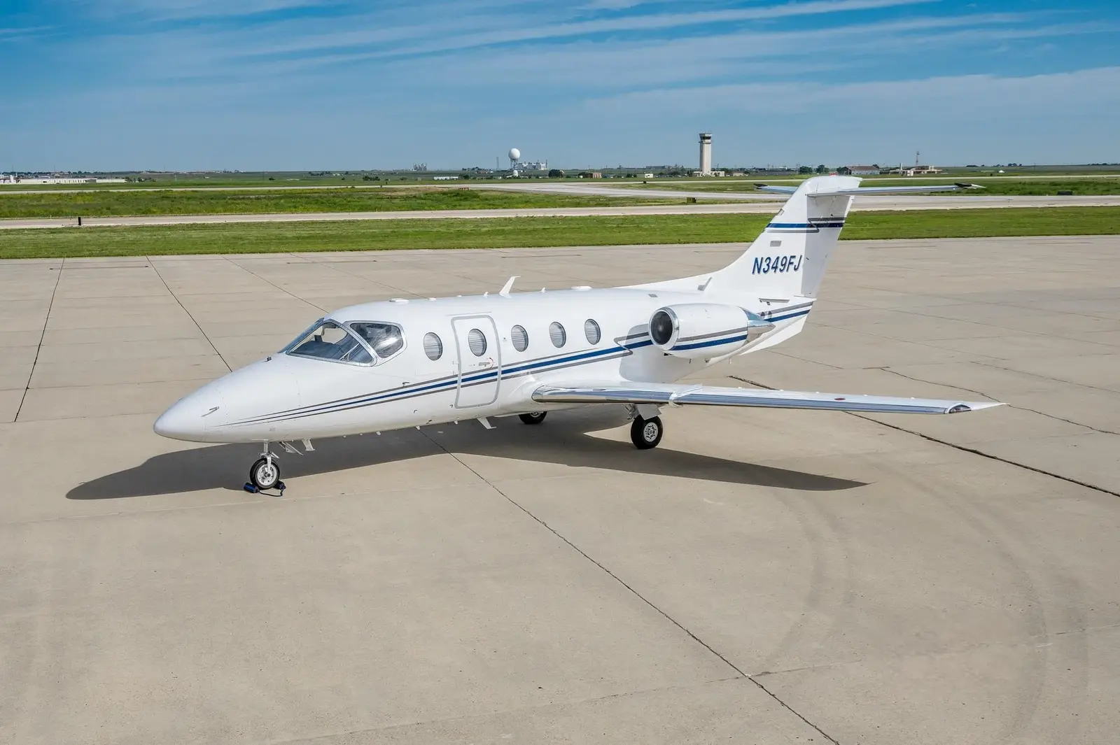 Beechcraft Beechjet 400A N349FJ operated by Haven Aviation Services Group (Haven ASG), exterior