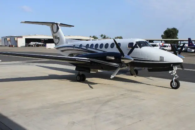 Beechcraft King Air 300 N359DG operated by Optimal Aviation Services, LLC, exterior