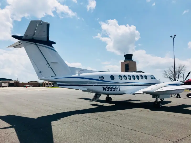 Beechcraft King Air 350iER N365PT operated by JPS Aviation LLC, exterior