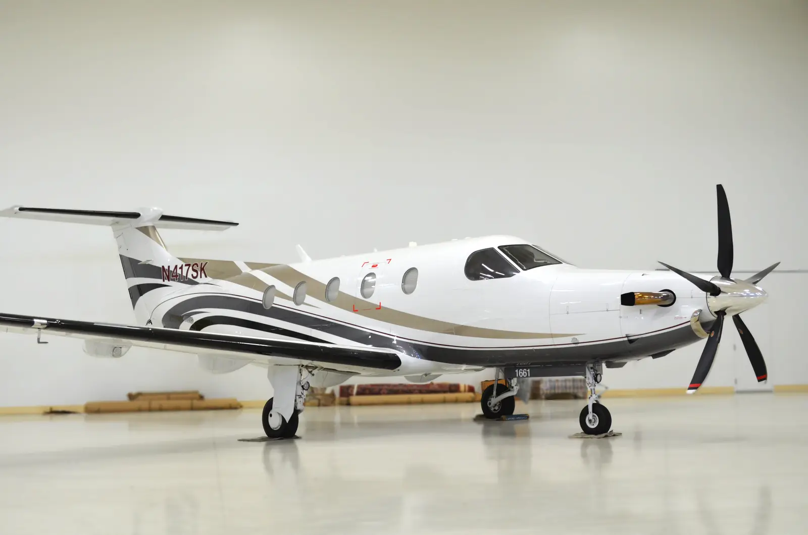 Pilatus PC-12/47 NG N417SK operated by MPI Jet, exterior