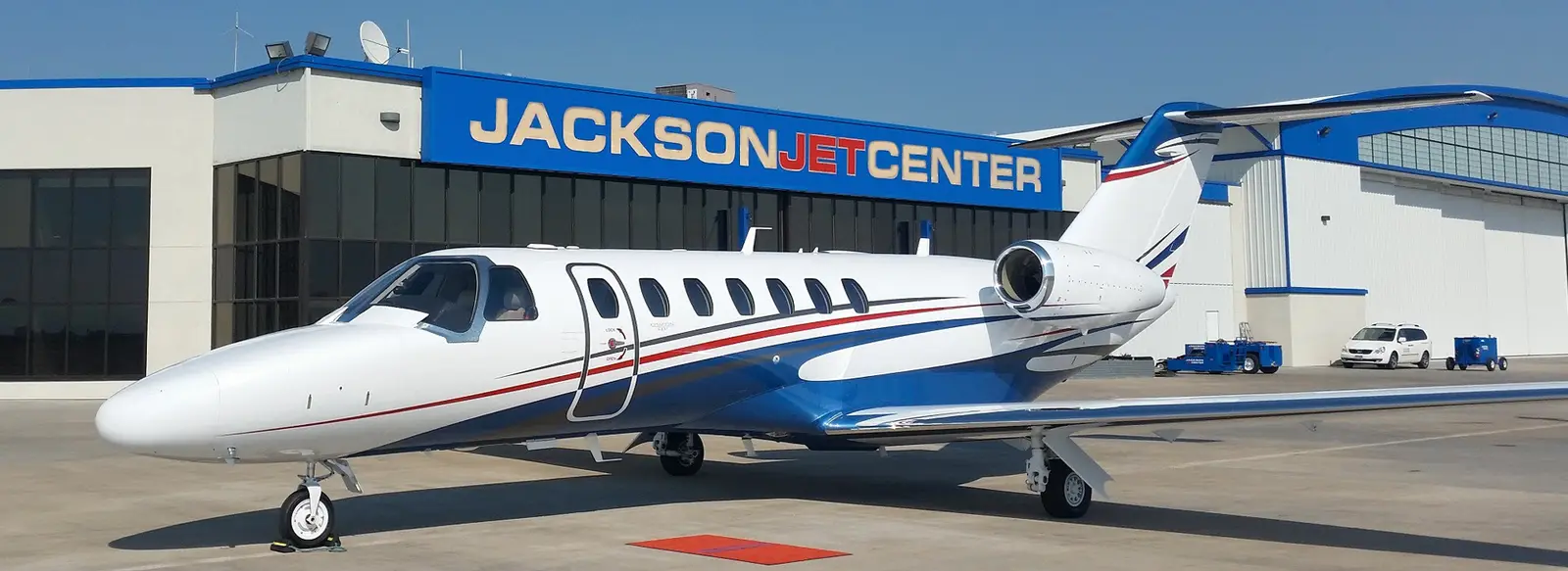 Cessna Citation CJ3+ N428JE operated by Jackson Jet Center, exterior