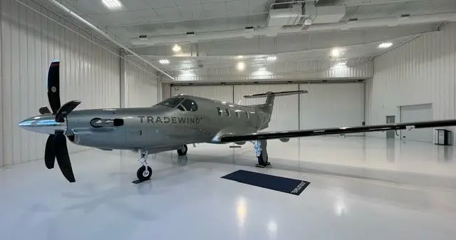 Pilatus PC-12/47 NG N437TW operated by Tradewind Aviation, exterior