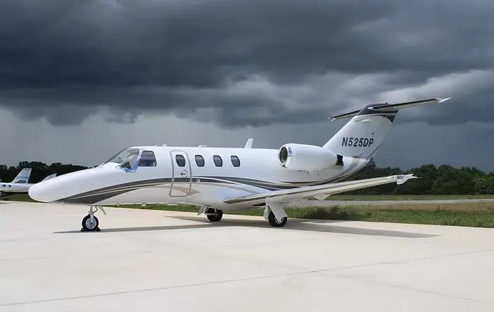 Cessna CitationJet N525DP operated by DavisAir, Inc., exterior