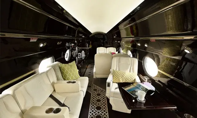 Gulfstream IV-SP N555LK operated by Craft Charter, LLC, exterior
