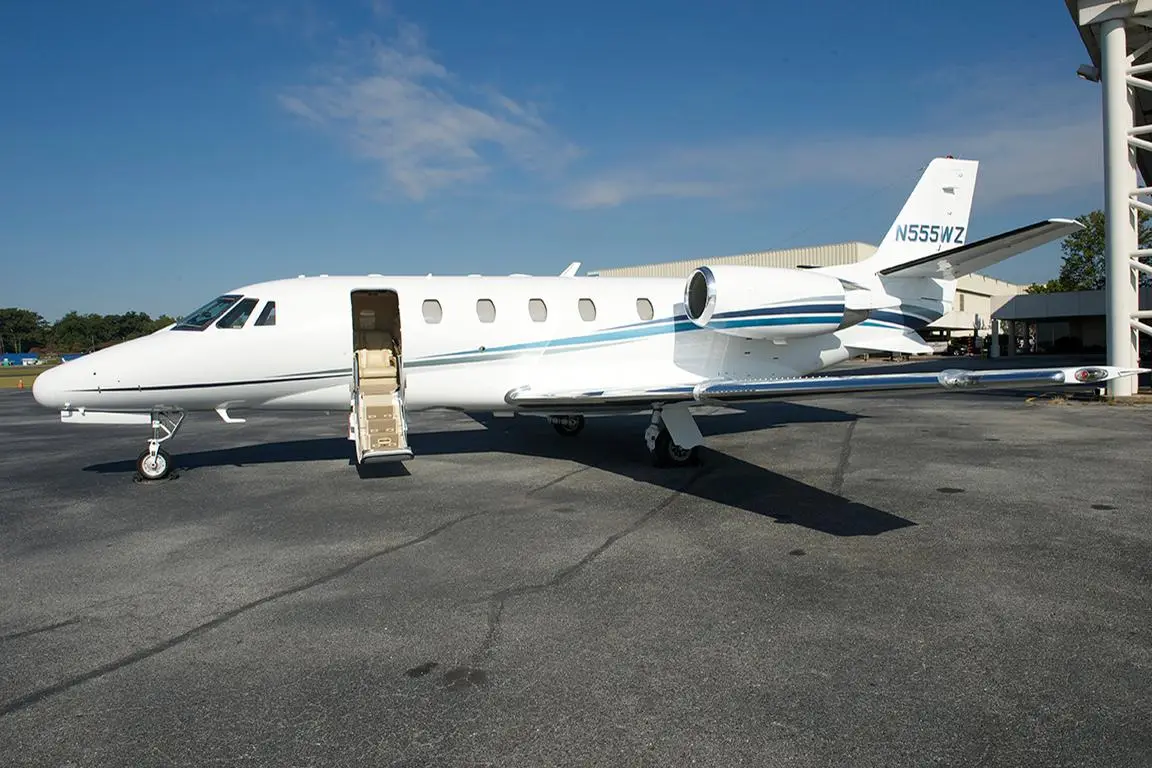 Cessna Citation Excel N555WZ operated by Priority Jet, exterior