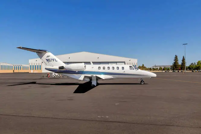 Cessna Citation CJ2+ N57FL operated by Axis Jet, exterior