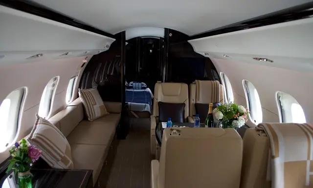 Bombardier Global 6000 N588MM operated by New World Aviation, Inc., exterior