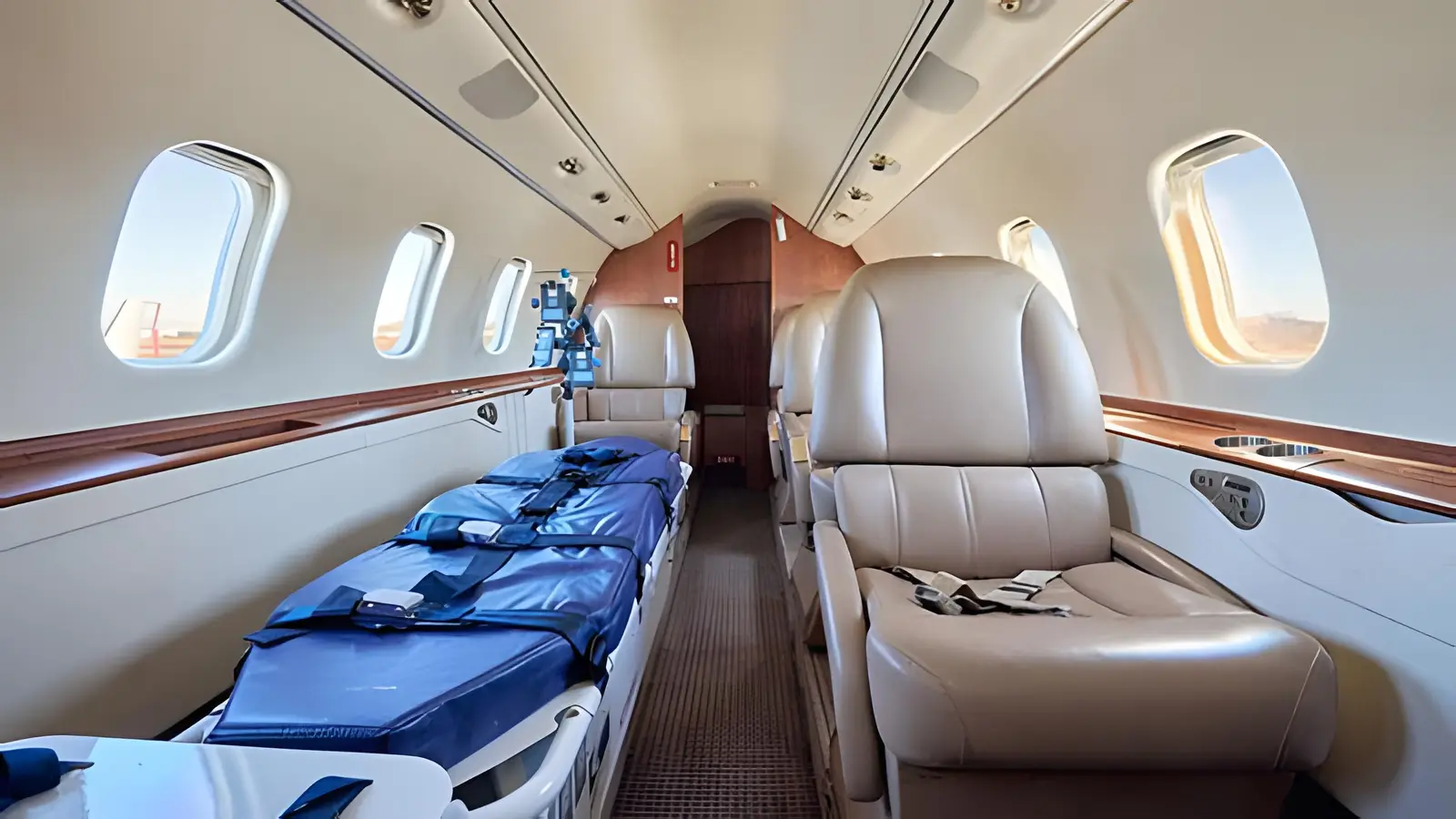 Bombardier Learjet 60 N603AC operated by AirCare1International, exterior