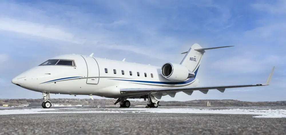 Bombardier Challenger 604 N610L operated by Air 7 LLC, exterior