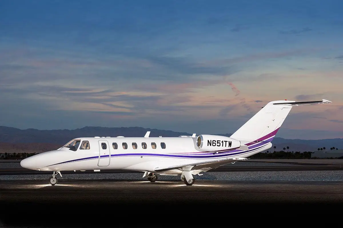 Cessna Citation CJ3 N651TW operated by Skyway Aviation Services, Inc., exterior