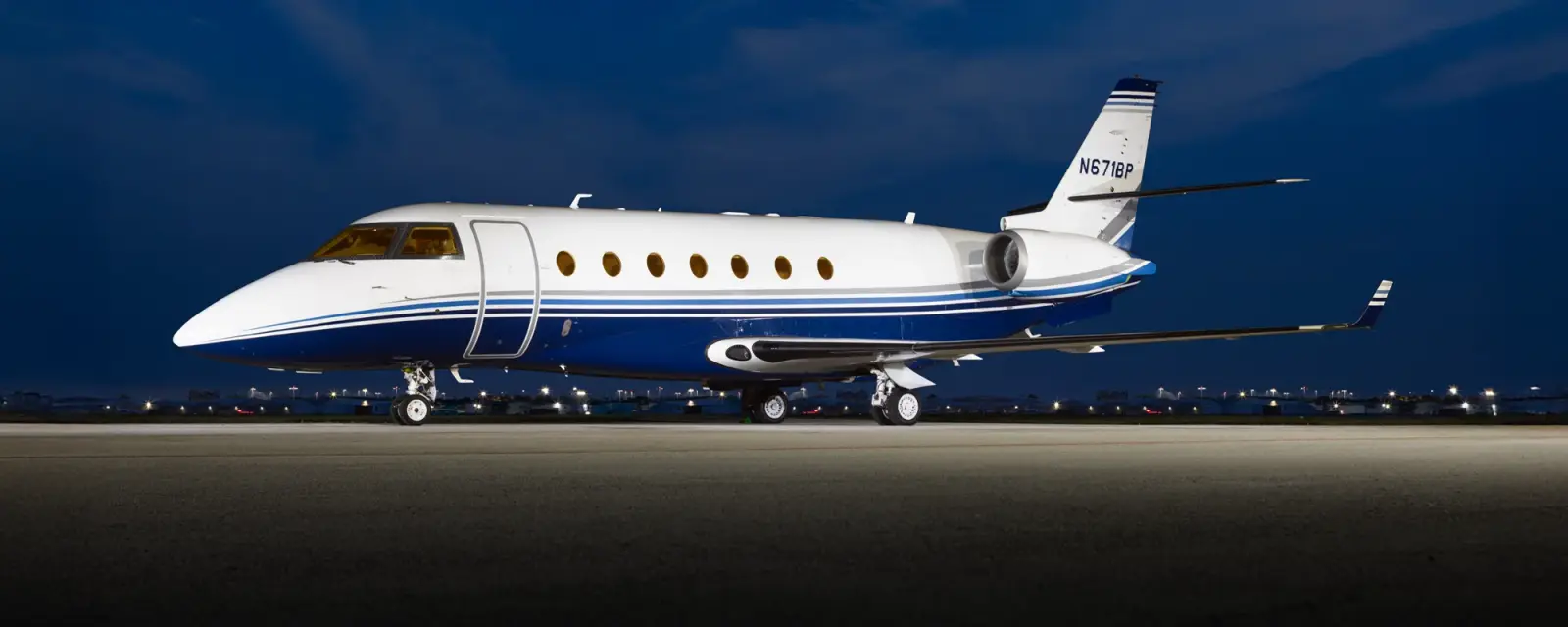 IAI Galaxy N671BP operated by CapJet, exterior