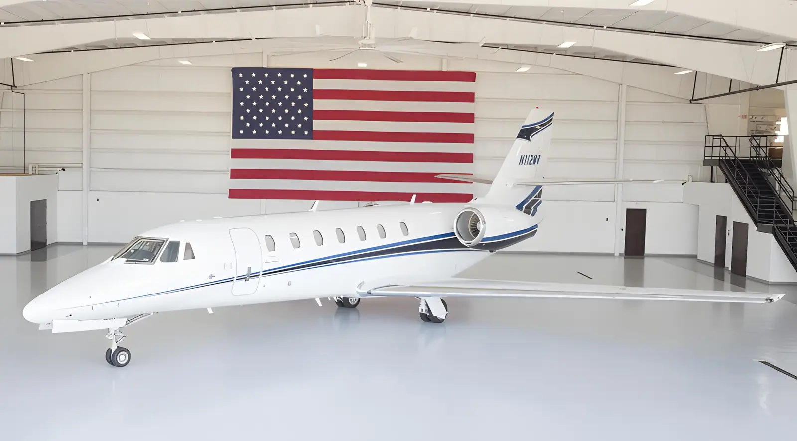 Cessna Citation Sovereign N67MA operated by Malone AirCharter, Inc., exterior