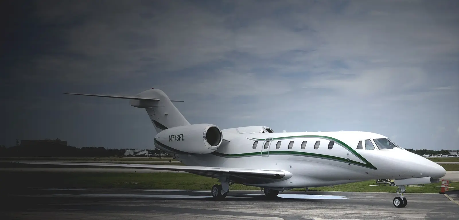 Cessna Citation X N713FL operated by Premier Air Charter, LLC, exterior