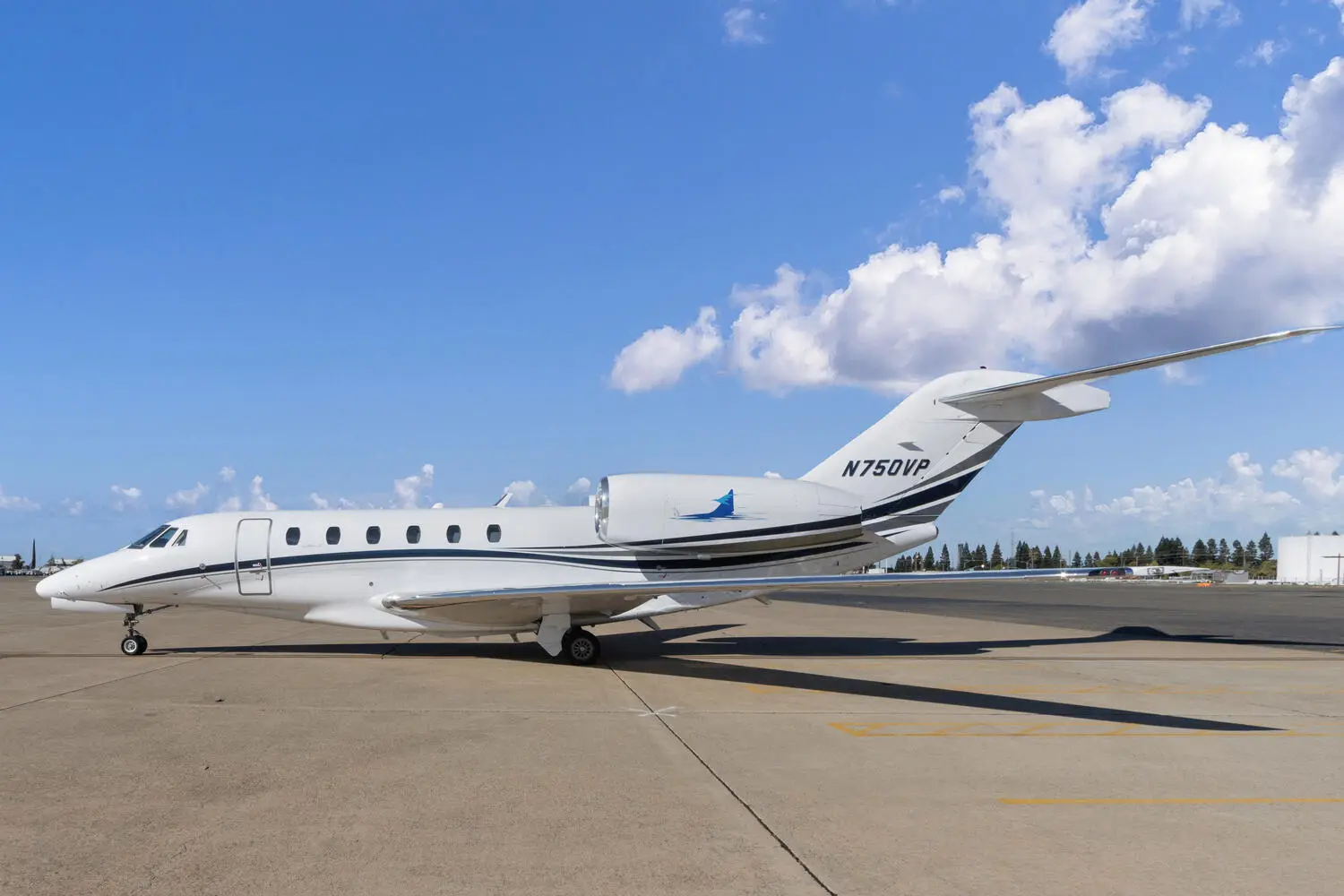 Cessna Citation X N750VP operated by Modesto Jet, exterior