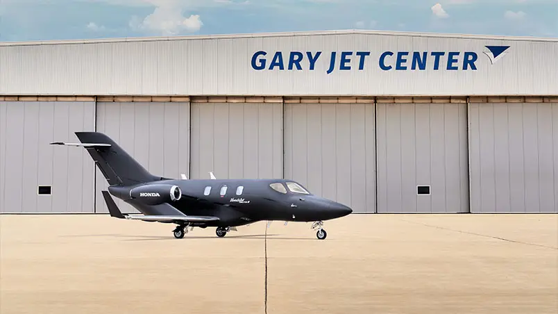 Honda HondaJet N765MM operated by Gary Jet Center, Inc., exterior